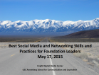 Best Social Media and Networking Skills and Practices for Foundation Leaders (Miami, FL.)