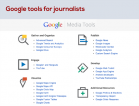 Google tools for journalists